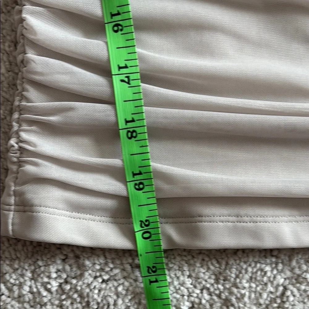 Abercrombie & Fitch taupe Ruched Sleeveless Top - Picture 6 of 11